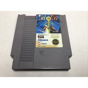 Spy vs Spy Nintendo NES 1988 Original Game Cartridge Tested